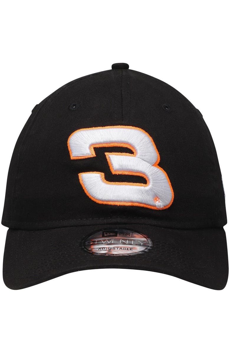 New Era Men's New Era Black Austin Dillon 9TWENTY Enzyme Washed Adjustable Hat, Alternate, color, 