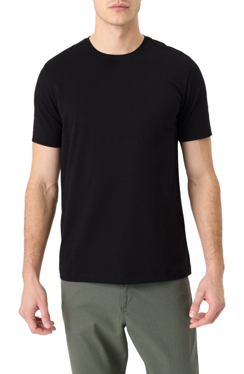 Pact Luxe Essential Classic Fit Crewneck Tee Made With Organic Cotton, Main, color, Black