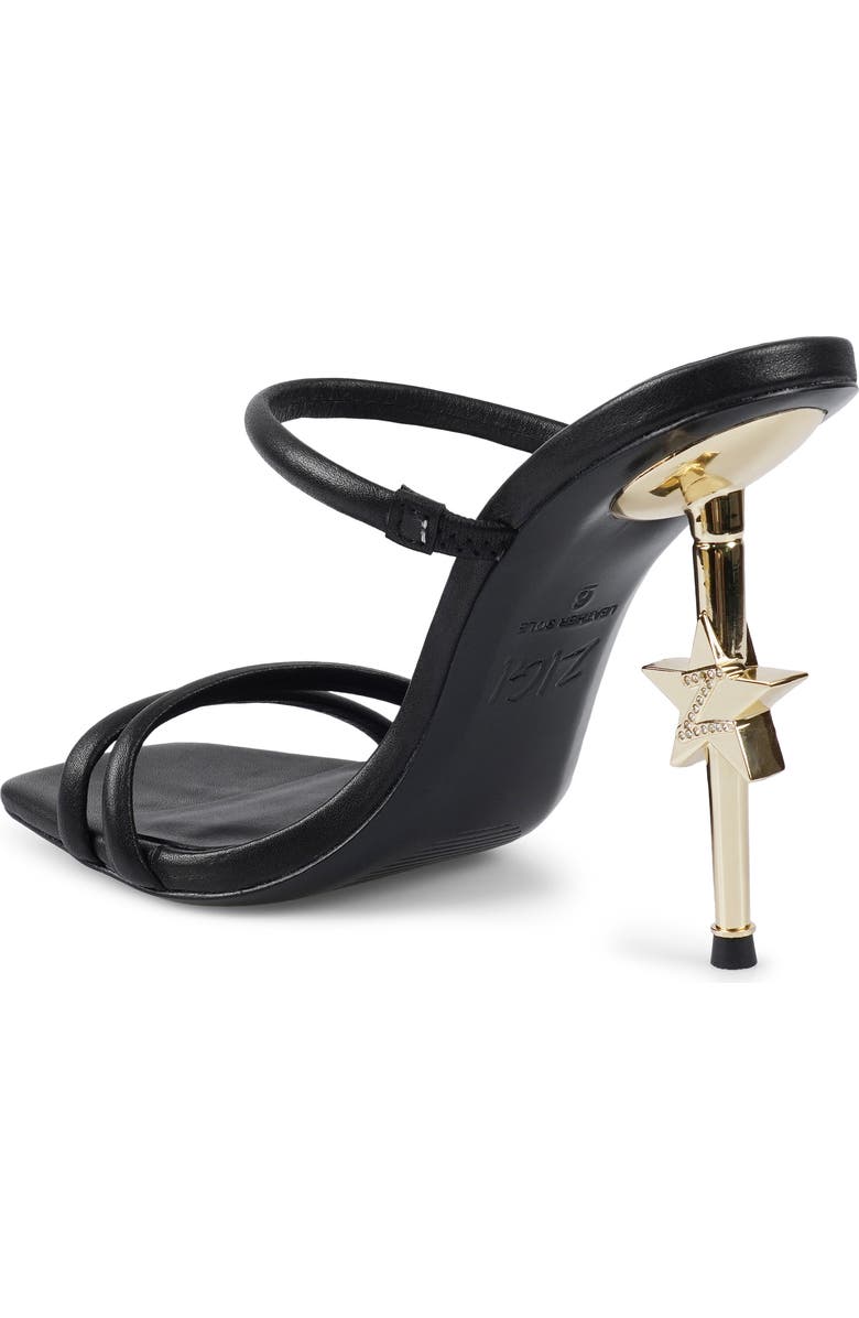 ZIGI Strappy Stiletto Sandal, Alternate, color, Black Leather