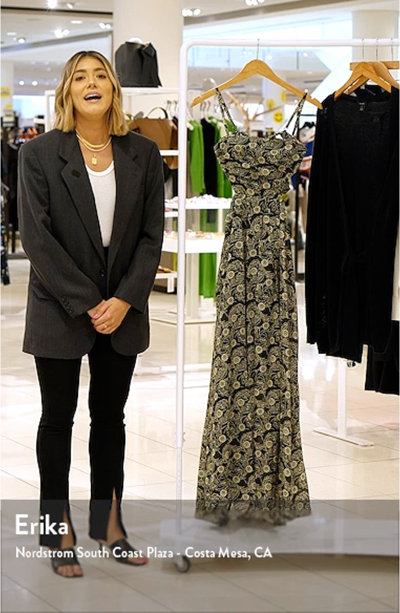 Monarch Fleur Cutout Maxi Dress, sales video thumbnail