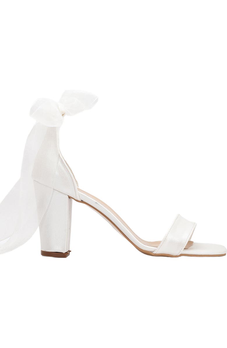 Forever & Always Shoes Ariadne High Heels Sandals with Ribbon, Main, color, Ivory