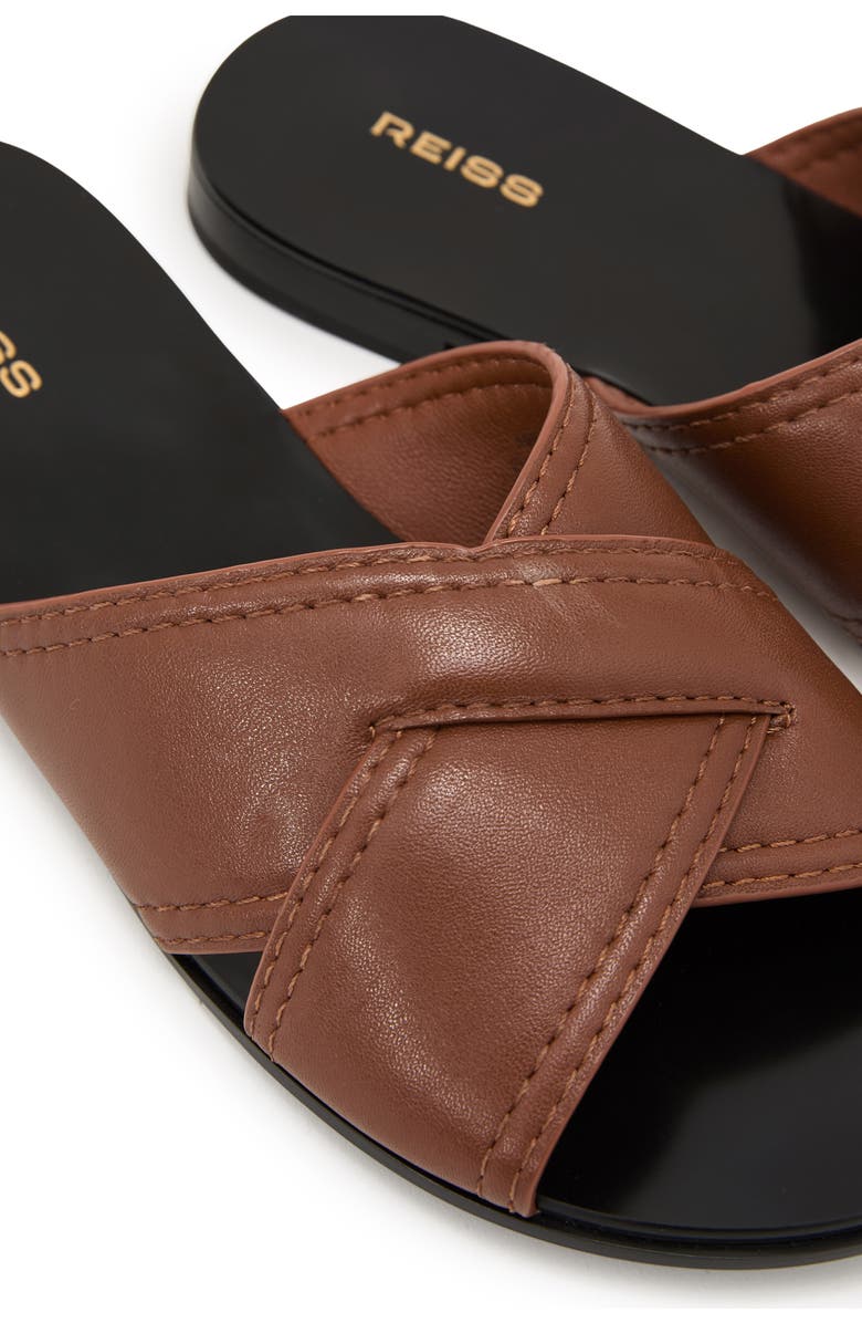 Reiss Kori Slide Sandal, Alternate, color, Tan