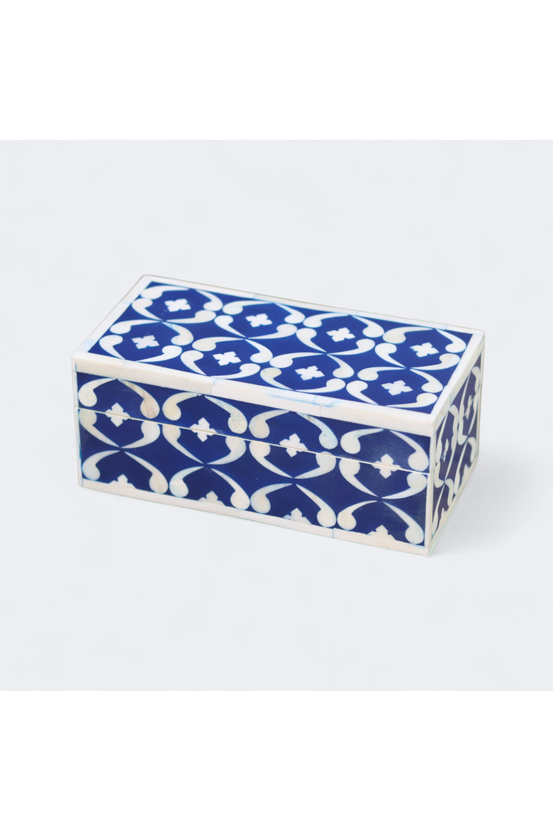 Lattice Bar Accessories Gift Set, Wooden Box with Bottle Opener & Stopper, Main, color, Lattice Blue