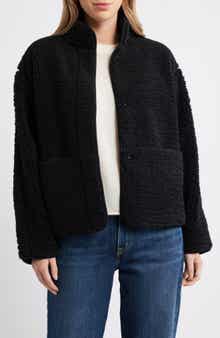 Caslon® Faux Shearling Jacket