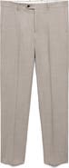 MANGO Slim Fit Virgin Wool Dress Pants