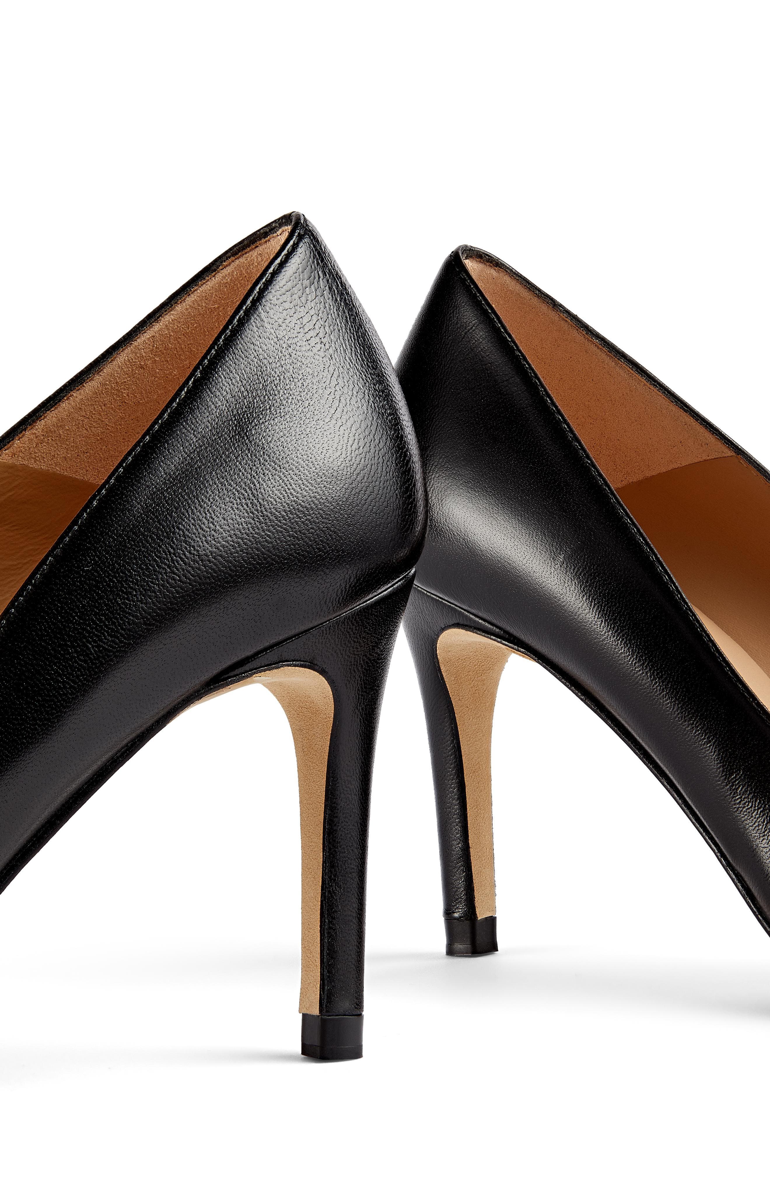 LK Bennett Floret Pointed Toe Pump, Alternate, color, Black