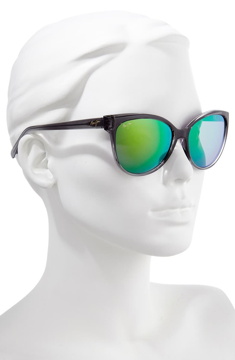 Maui Jim 'Olu 'Olu 57mm Polarized Cat Eye Sunglasses, Alternate, color, 