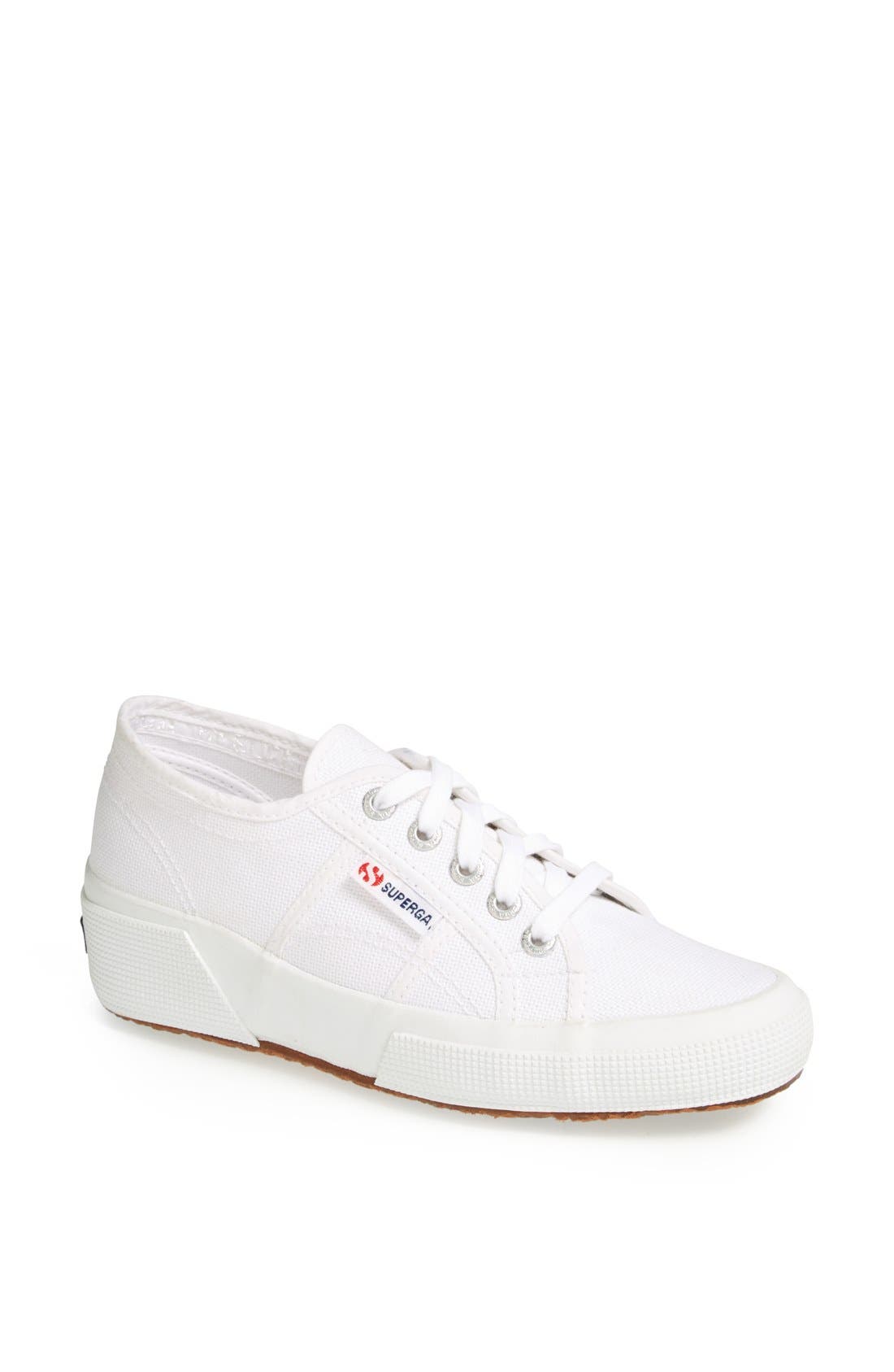 'Linea' Wedge Sneaker, Main, color, WHITE