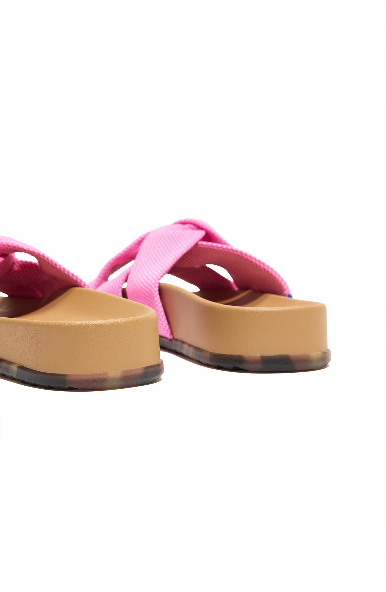 Rothy's The Twist Slide Sandal, Alternate, color, Snapdragon