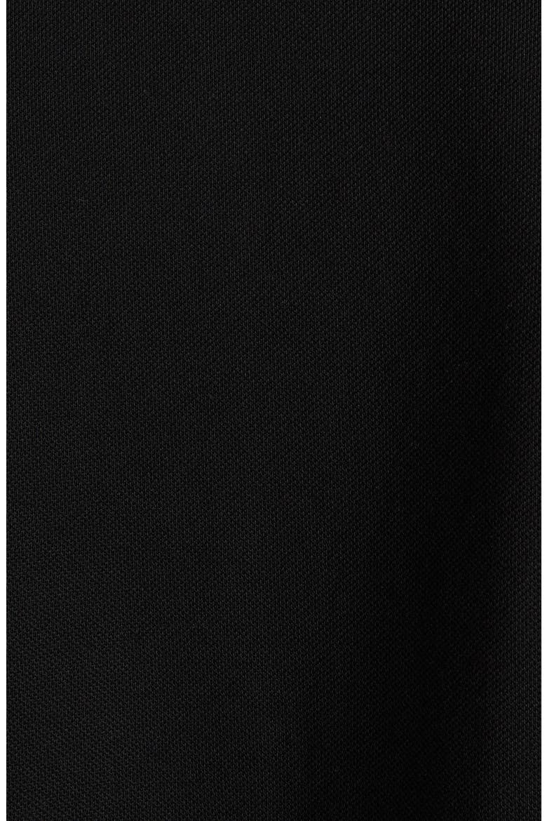 Logo Patch Pocket Zip Polo, Alternate, color, BLACK
