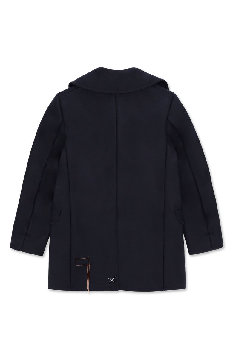 Fortela Double Breasted Peacoat, Alternate, color, Blue