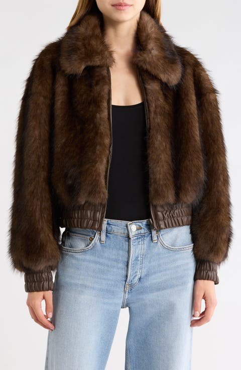 Nathalie Faux Fur Jacket