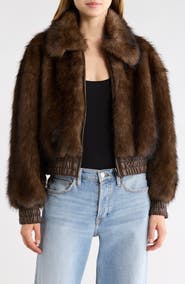 WAYF Nathalie Faux Fur Jacket