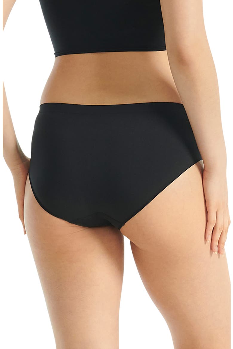 Set of 3 Hipster Briefs, Alternate, color, BLACK