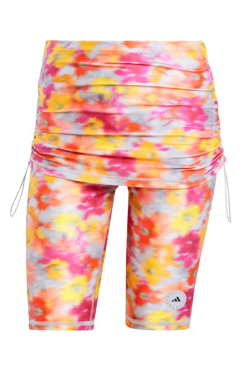 adidas by Stella McCartney Roll Top Bike Shorts, Main, color, 