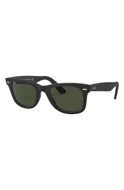 Ray Ban Ray-ban 52mm Square Sunglasses In Black