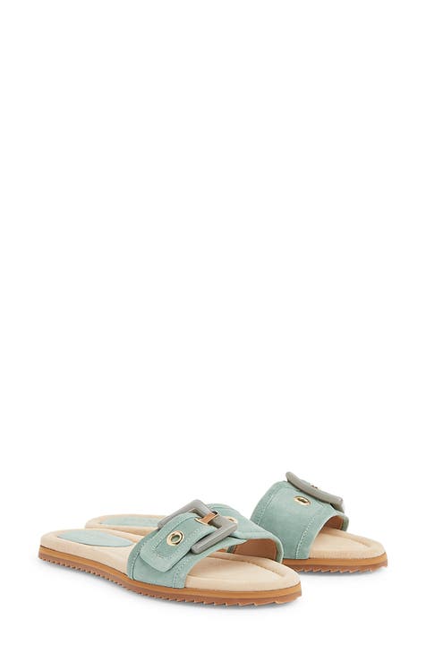 Robyn Buckle Slide Sandal (Women)