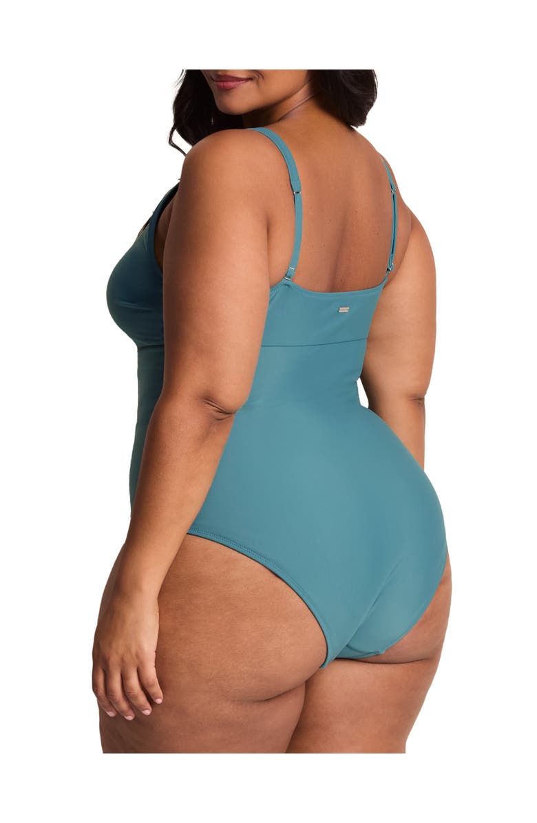 Adore Me Elizabeth Swimwear Smoothing One Piece, Alternate, color, Dark Blue