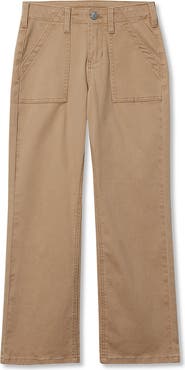 Lands' End Girls Woven Pull On Utility Cargo Pants