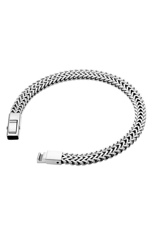 Geoffrey Beene Franco Chain Bracelet In Silver