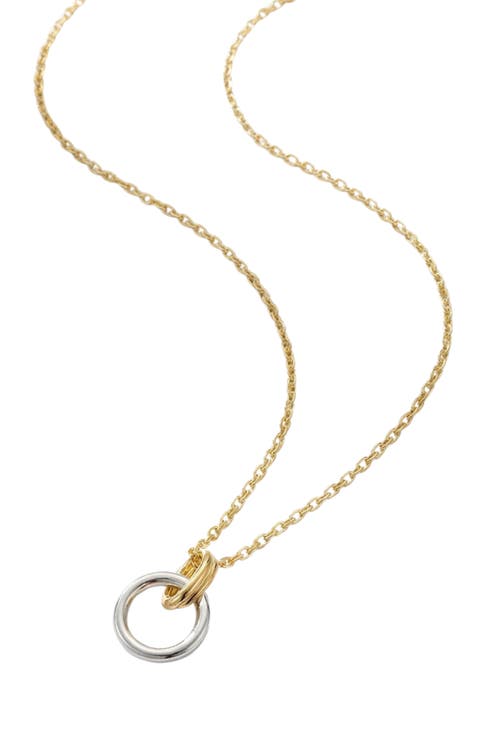Knot Drop Pendant Necklace
