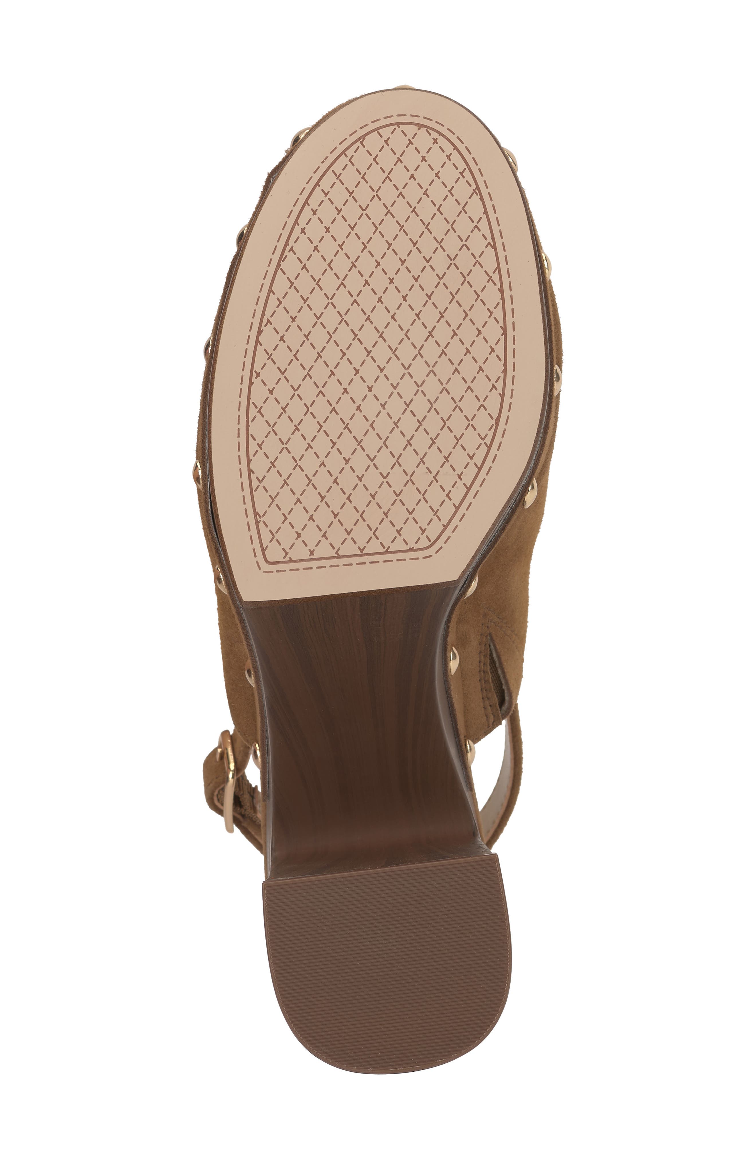 Jessica Simpson Caze Stud Platform Sandal, Alternate, color, Safari Brown
