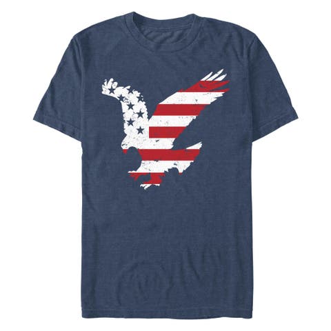 Men's CHIN UP Americana Flying Eagle Graphic T-Shirt
