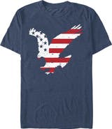 CHIN UP Men's CHIN UP Americana Flying Eagle Graphic T-Shirt