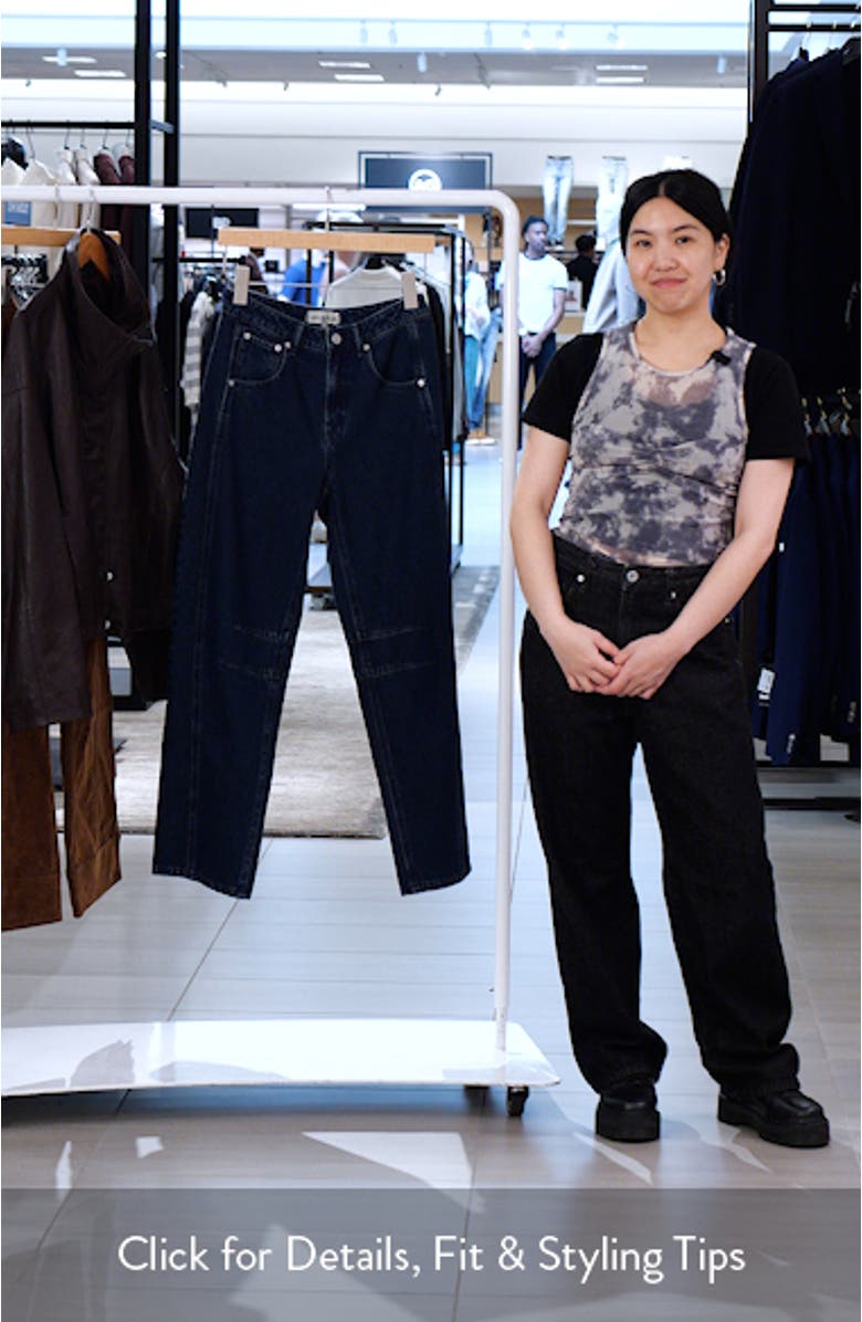 High Waist Ankle Barrel Jeans, sales video thumbnail