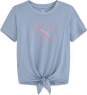 PUMA Kids' Embroidered Tie Hem T-Shirt