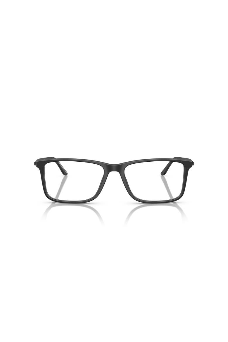 56mm Rectangle optical glasses, Alternate, color, Black