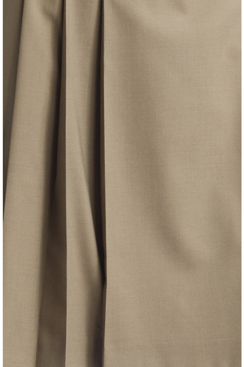 Front Pleated Convertible Shorts, Alternate, color, KHAKI