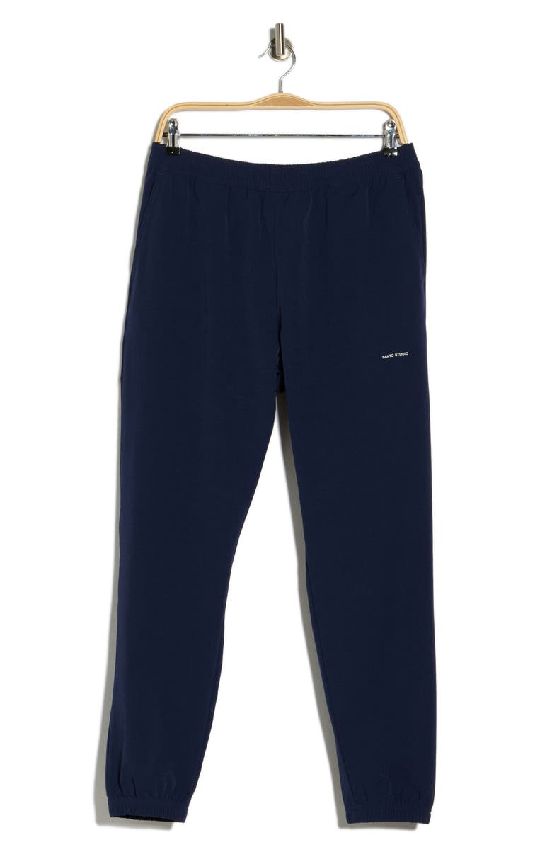 SANTO STUDIO Correre Nylon Jogger Pants, Alternate, color, Navy