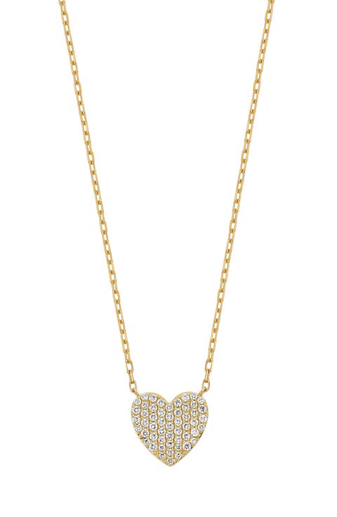 Pavé Diamond Heart Pendant Necklace (Nordstrom Exclusive)