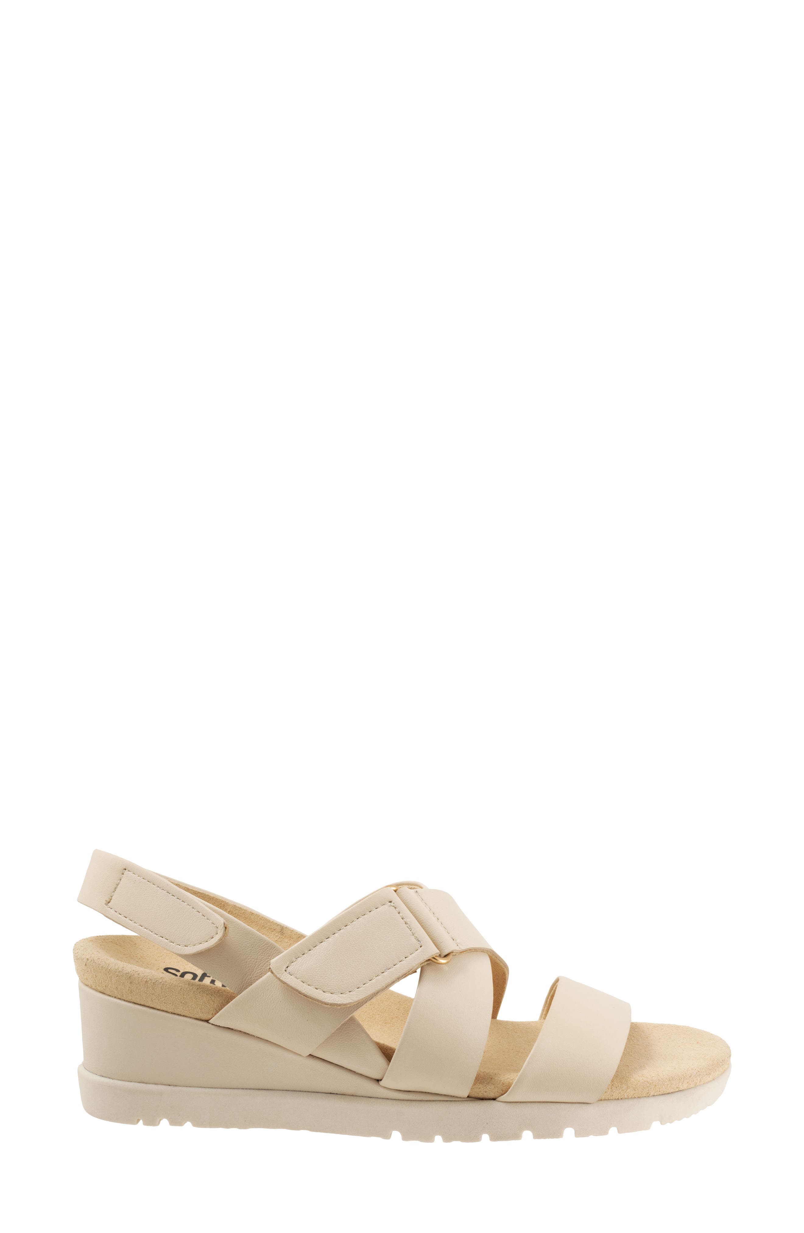 Novi Ankle Strap Wedge Sandal, Alternate, color, IVORY