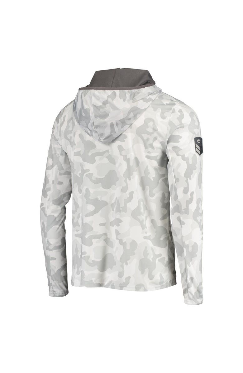 COLOSSEUM Men's Colosseum Arctic Camo Air Force Falcons OHT Military Appreciation Long Sleeve Hoodie Top, Alternate, color, Arctic Camo