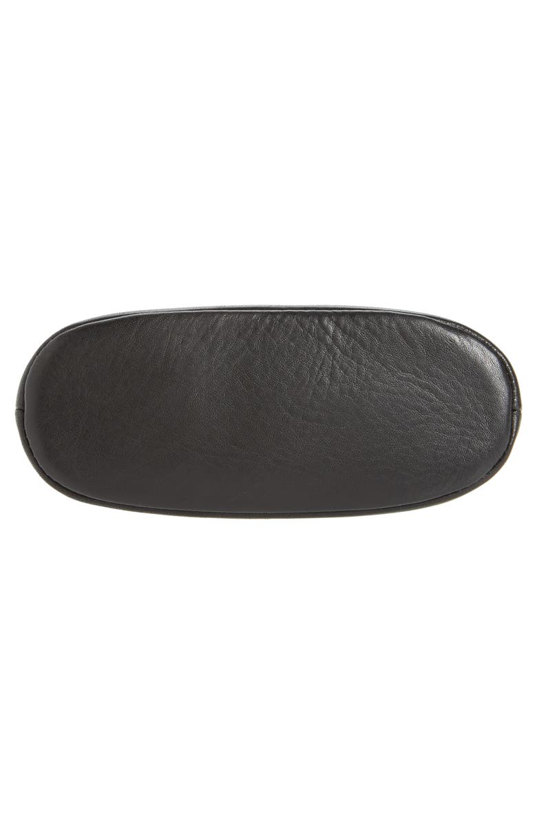 Madewell The Leather Makeup Pouch, Alternate, color, 