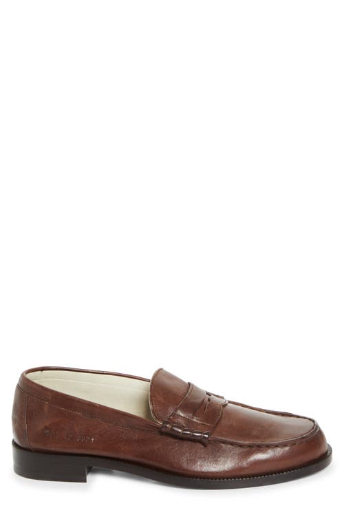 Common Projects Soft Penny Loafer In Brown