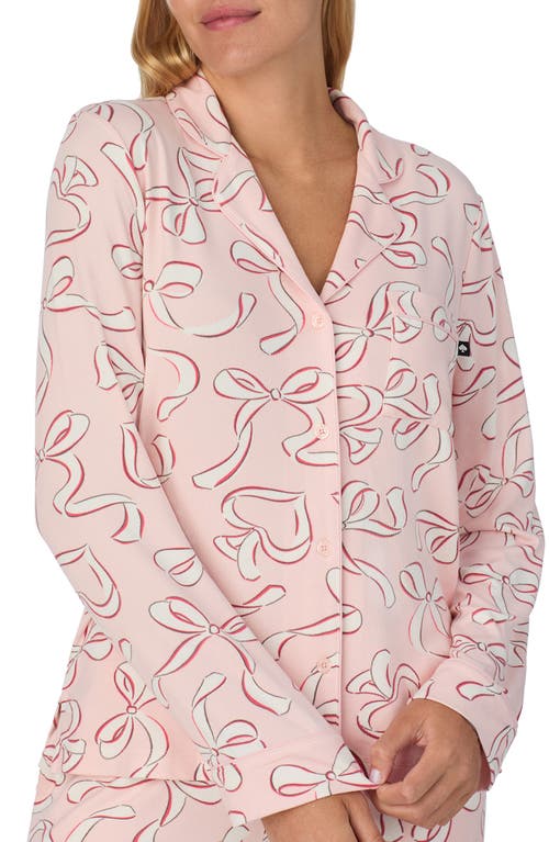 Kate Spade New York Print Pajamas In Pink