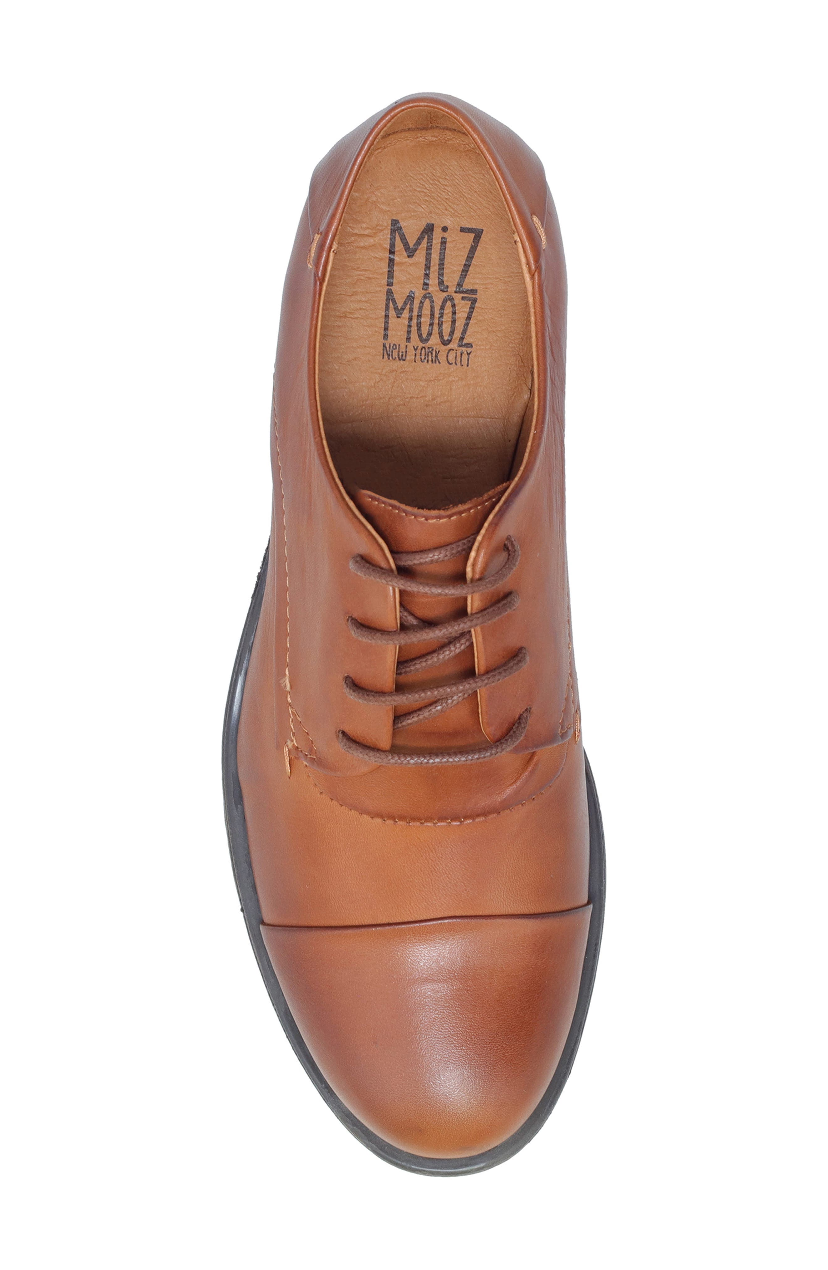 Miz Mooz Letty Derby, Alternate, color, Brandy