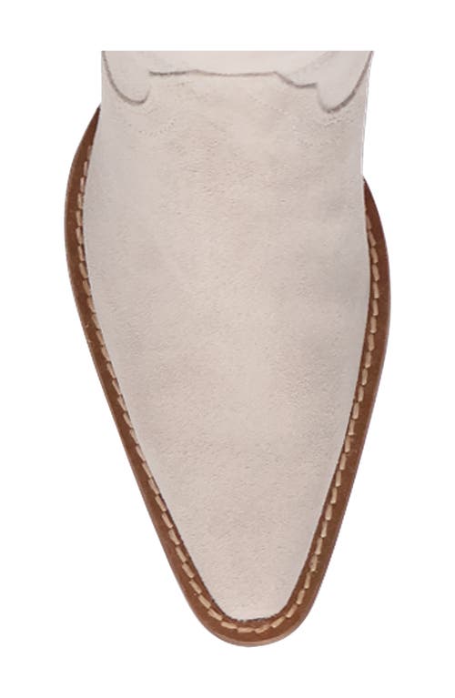 Dingo Primadonna Pointed Toe Over The Knee Western Boot In White