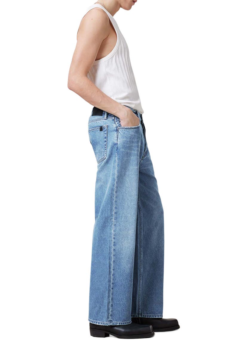 Lenny Straight Leg Jeans, Alternate, color, LIGHT INDIGO BLUE