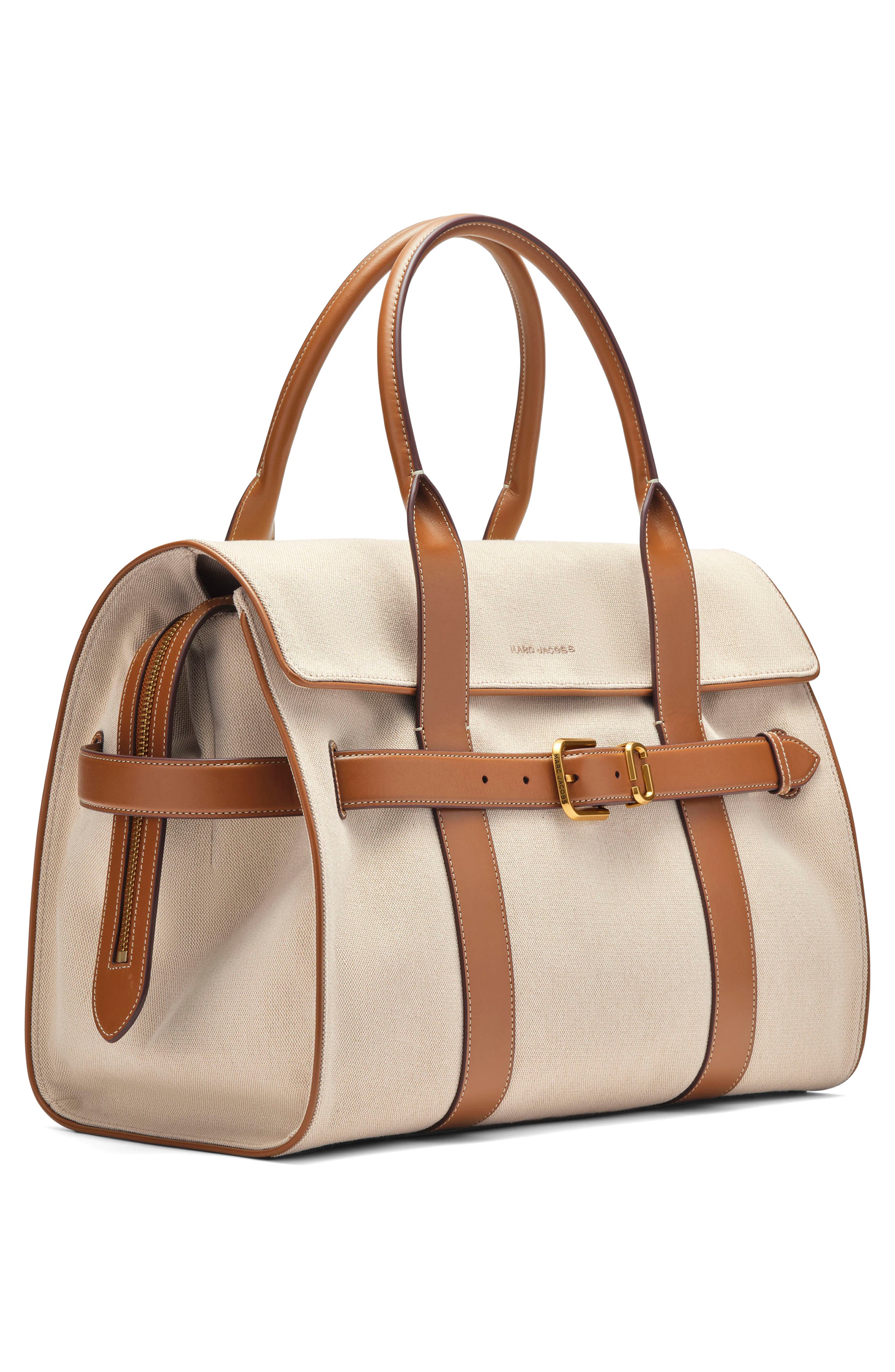 Marc Jacobs Dakota Canvas Tote, Alternate, color, Beige/Argan Oil