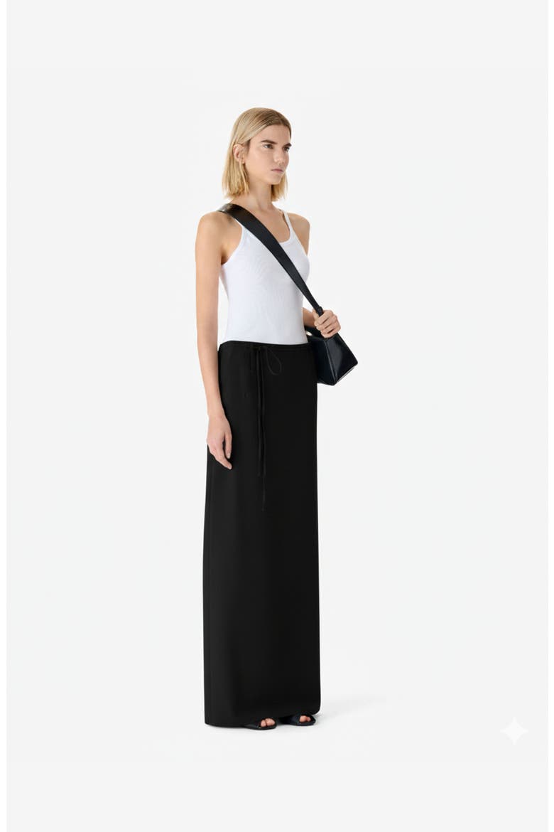 Arline Maxi Skirt, Alternate, color, Black