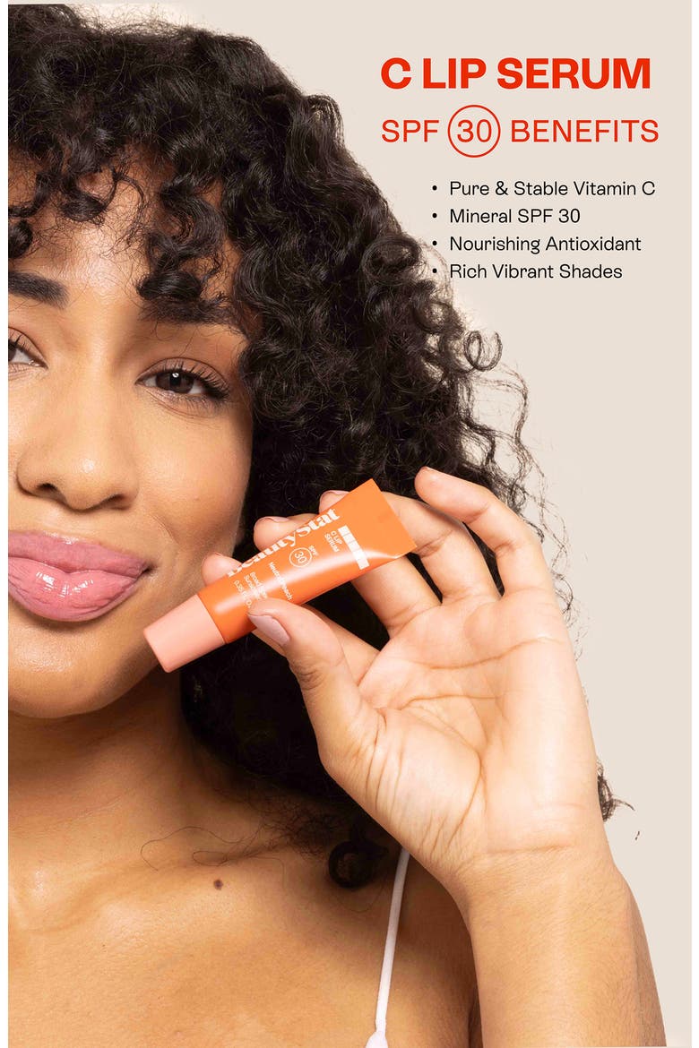 Vitamin C Mineral SPF 30 Lip Serum, Alternate, color, NEUTRAL PEACH