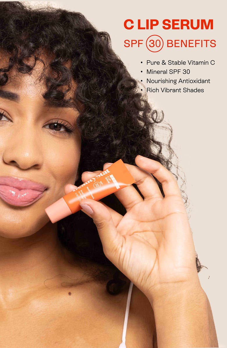 BeautyStat Vitamin C Mineral SPF 30 Lip Serum, Alternate, color, Neutral Peach