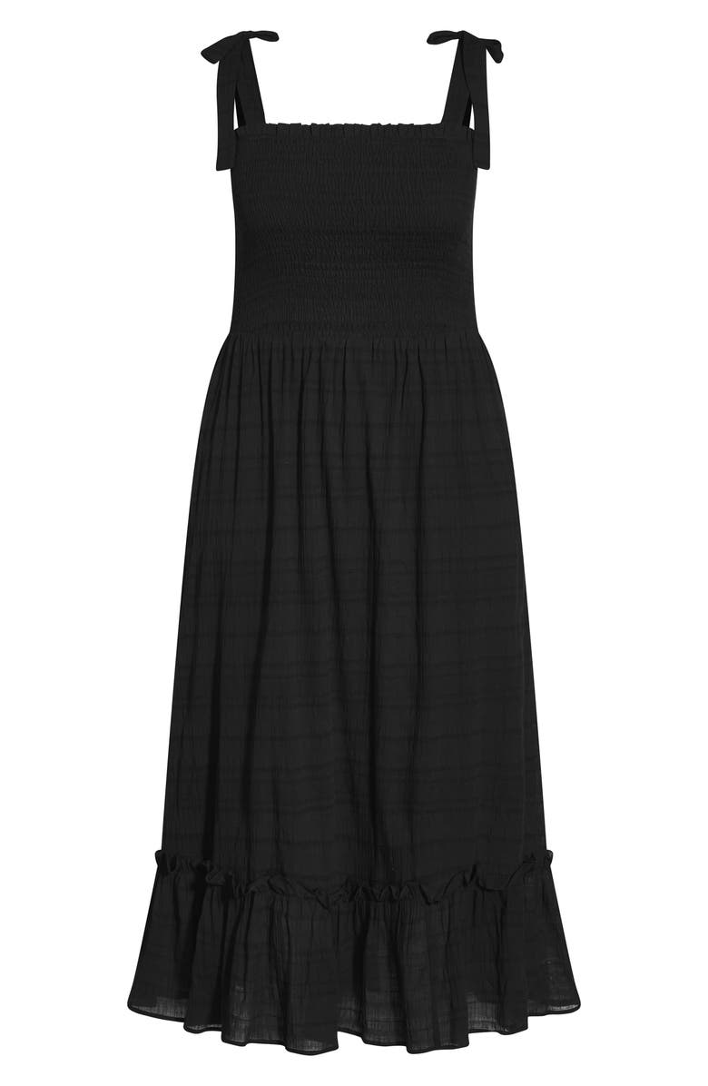 City Chic Summer Tie Maxi Dress, Alternate, color, 