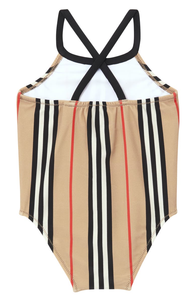 Burberry Crina One-Piece Swimsuit, Alternate, color, 