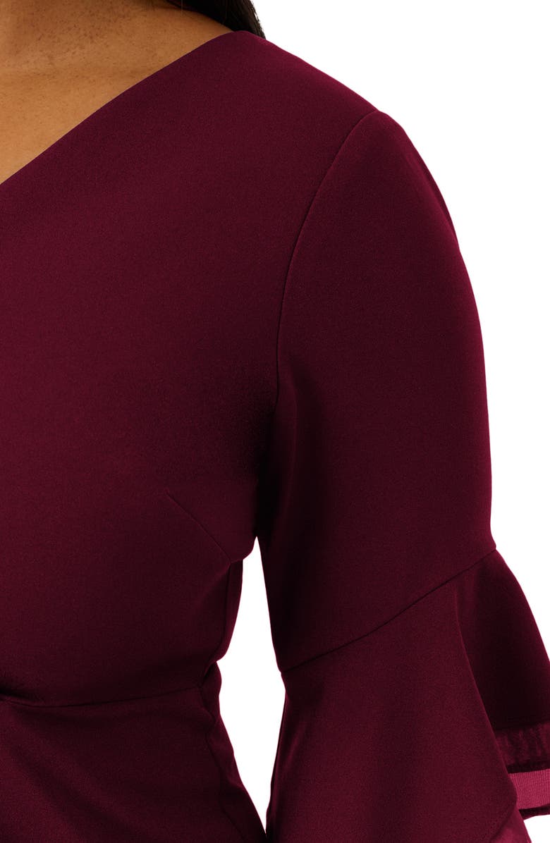 Adrianna Papell Crepe Dress, Alternate, color, 