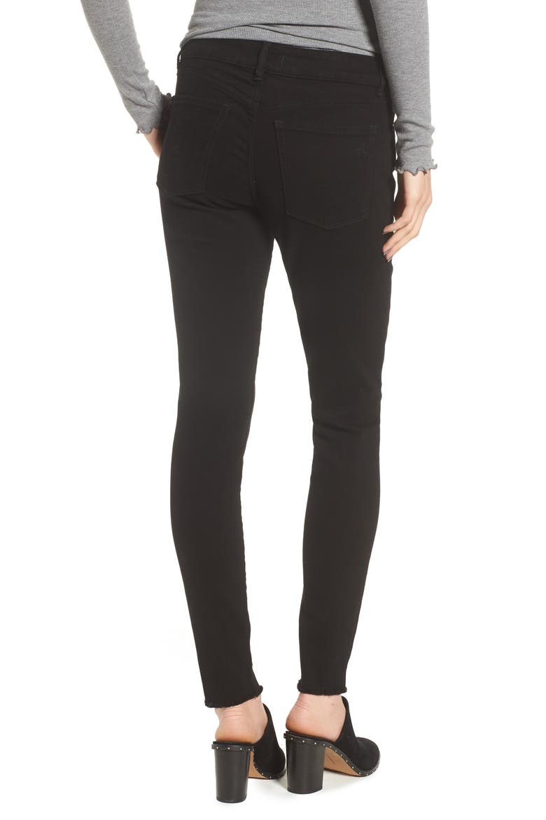 Margaux Raw Hem Skinny Jeans, Alternate, color, WEXLER